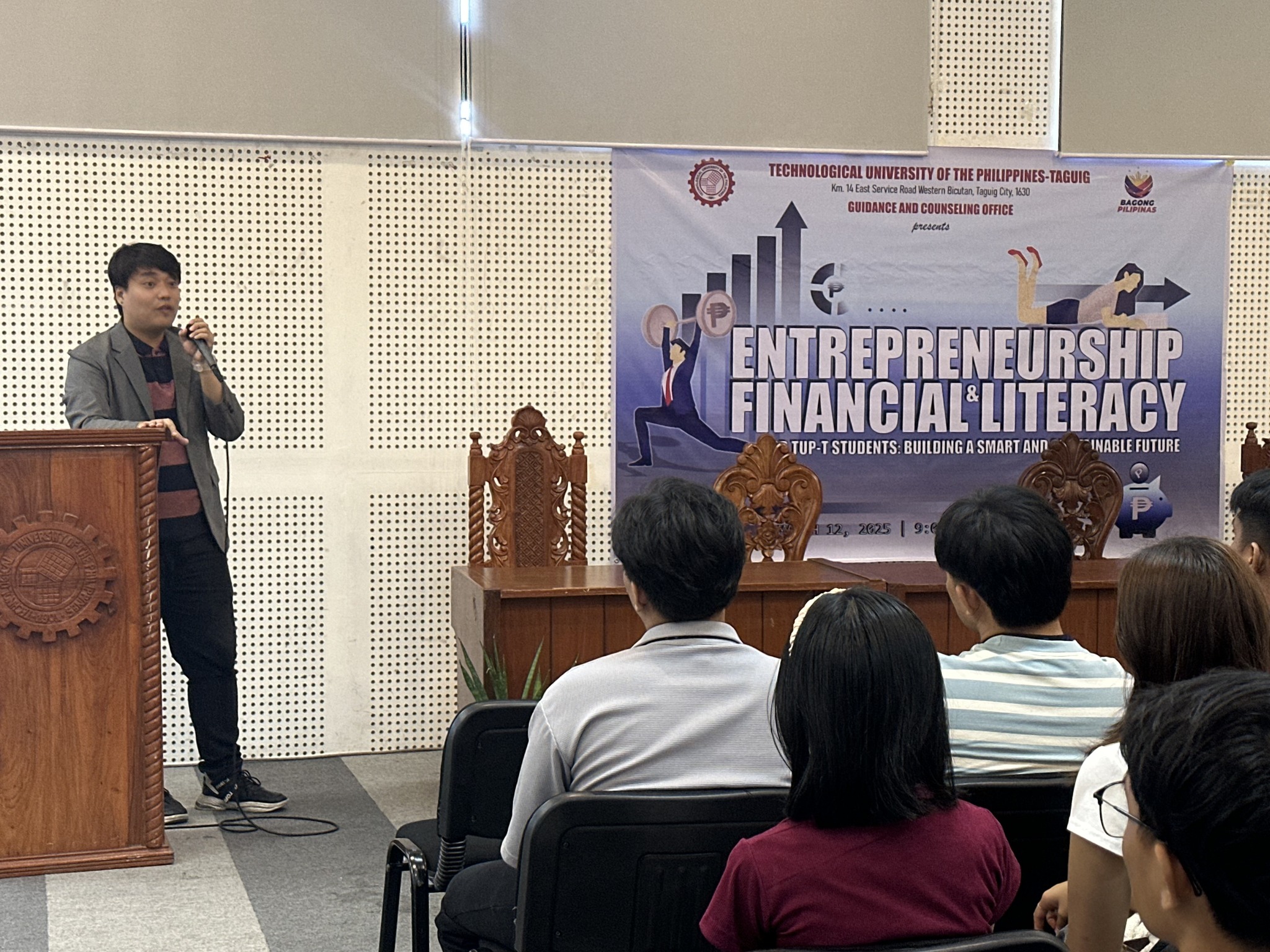 Entrepreneurship & Financial Literacy for TUP-T Students: Building Smart and Sustainable Future